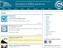 Tablet Screenshot of jergym.cz