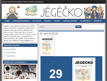 Tablet Screenshot of jegecko.jergym.cz